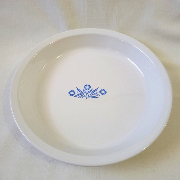 Vintage Blue Cronflower Corning Ware Pie Plate - Picture 7 of 9